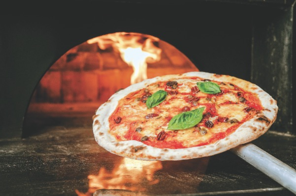 Wood fired sourdough pizza