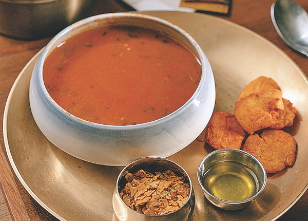 Rajasthani meal at Orlo